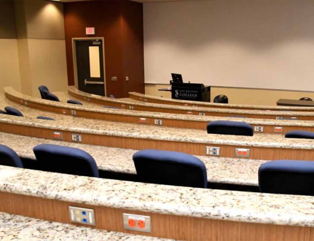 San Jacinto College Tiered Classroom